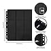 Vault X 9 Pocket Sideloading Pages for 3 Ring Binder, Double-Sided A4 Sideloaders, Storage for Collectible Card Games, Sports, TCG (Black, 50 Pack)