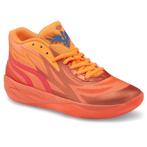 PUMA Mens Mb.02 X Supernova Basketball Sneakers Shoes - Orange2