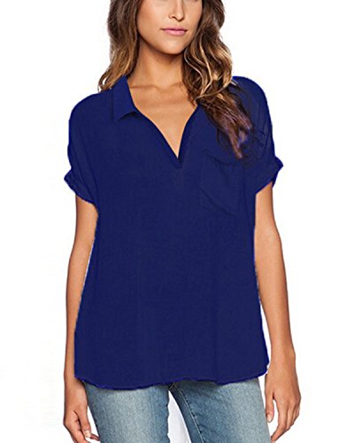ZANZEA - Camicia - Sera - Maniche corte - donna