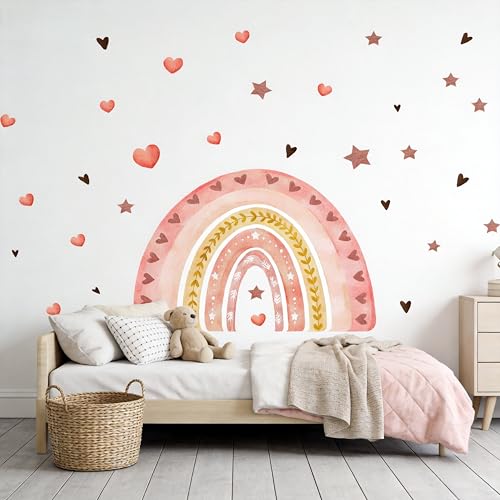 Boho Rainbow Wall Decals Rainbow Wall Stickers Rainbow | Etsy