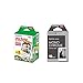 Fujifilm Instax Mini Instant Film 2-PACK BUNDLE SET , Twin Pack Film ( 20 ) + Film Monochrome ( 10 ) for Mini 90 8 70 7s 50s 25 300 Camera SP-1 Printer
