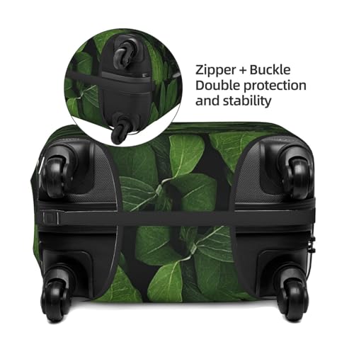 Luggage Covers For Suitcase St Patricks Day Leaves Print Suitcase Cover Elastic Luggage Covers Suitcase Protector 18-32 Inch4