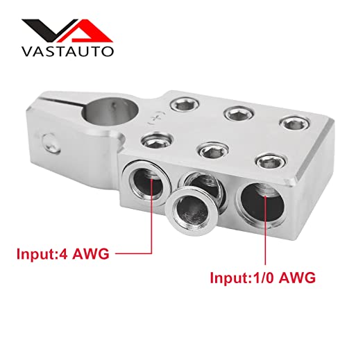 Battery Terminal Connectors,6x1/0 Gauge AWG Lead-Acid Battery Terminals by VASTAUTO - Used condition - Image 3