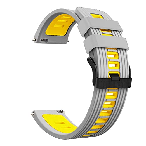 EEOMOiK Correas de silicona para reloj inteligente Suunto 9 Peak Sport transpirable para YAMAY SW022 Smartwatch Correa de repuesto de 22 mm (color: estilo K, tamaño: para Suunto 9 PeAK)