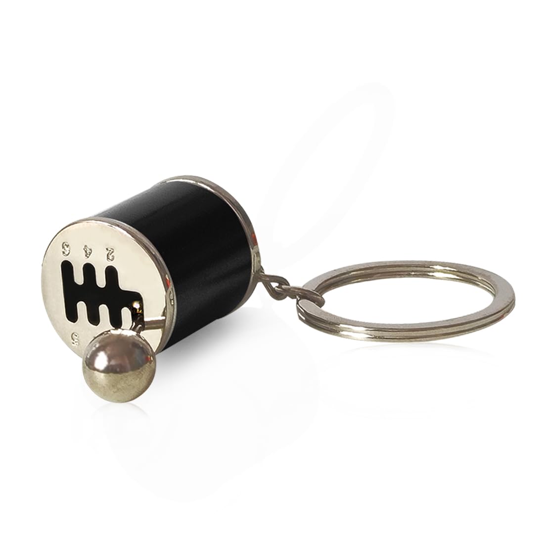 RBOKORBOKO Six-speed Manual Transmission Keychain, Mini Creative Auto Part Model Gear Box Keychain, Car Shift Lever Manual Transmission Gearbox Pendant Accessories (Black)