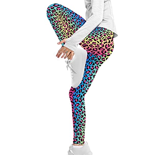 Xpyiqun Girls Leggings Athletic Yoga Pants Tights Trousers Activewear 4-13T3