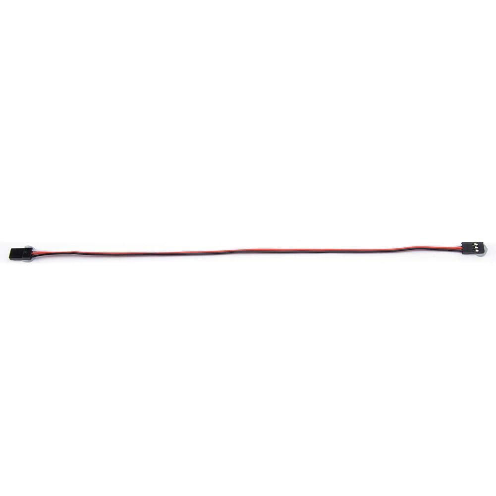 10 szt. 300 mm pilot Servo Przedłużacz Kabel męski na żeński przedłużacz kabla ołowiowego do RC JR Futaba RC Car lub samolot Servo Extension Cable 10 szt., 300mm JR męski na męski S