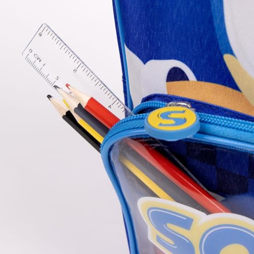 CERDÁ LIFE'S LITTLE MOMENTS, Zaino 3D Sonic per Bambini Unisex dzieci, M