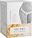 Extra Strength Hair Removal Waxing Kit Men + Women, All Natural (10 oz)