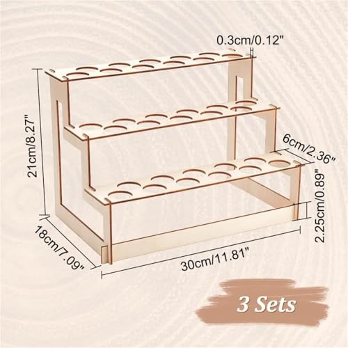 Support pour cornets de glace en bois pour buffets de fêtes et bars à sushis - 2