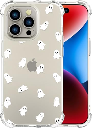Coque iPhone 15 Pro Max motif fantômes pour look Halloween