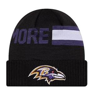 New Era NFL Ravens Sideline Tech Beanie