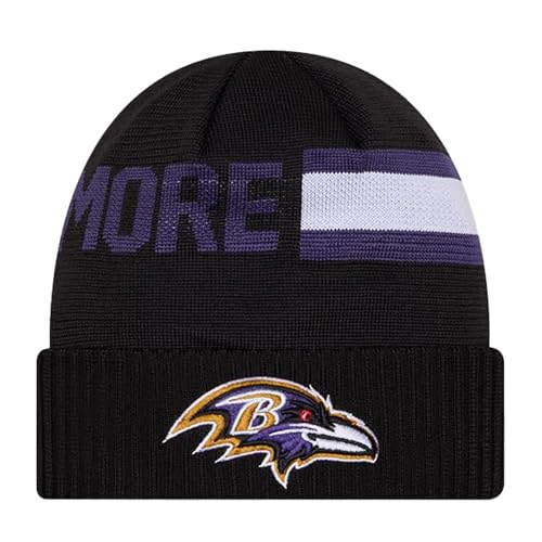 New Era NFL Ravens Sideline Tech Beanie
