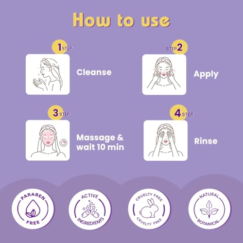 Image of Glamveda De Tan Scrub For Face 100gm | Face Mask for Glowing Skin & Tan Removal | Cleanser, Dead Skin | Blackhead Remover For Deep Exfoliation | Face Scrub For Men & Women | All Skin Types