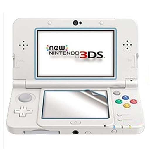 RDFJ New 3DS Screen Protector Anti-Scratch Tempered Glass Film Shield Games Console Accessories for New 3DS (for NEW 3DS)