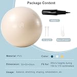 RYTMAT Exercise Ball for Workouts, Anti-Burst and Slip Resistant Yoga Ball for Gym Fitness and Physical Therapy - Image 5