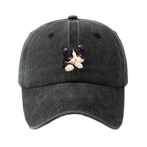 Casquette de baseball contre le soleil protégez vos yeux avec style vintage chat