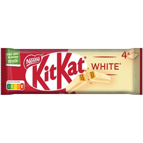 Nestle Kitkat Kit Kat White en paquete de descuento de 4 piezas de barra de chocolate crujiente con chocolate blanco