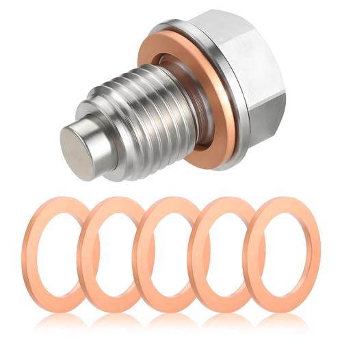 Fiula Bouchon de Vidbouchon Vidange Bouchon Vidange Bochuon de Vidange Moteur Bouchon Vidange Huile Moteur vis de Vidange Anti-Fuite Bouchon de Vidange Joint...