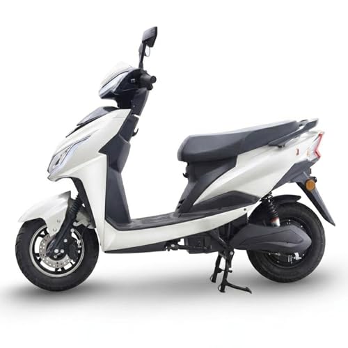 Image of Ryoto Electric Scooter Non RTO Lithium-ion, Top Speed: Approx. 25-30 km /h, Range (Mileage): Approx. 70-90 km per Charge, Waterproof Electrical Bike Scooty (White)