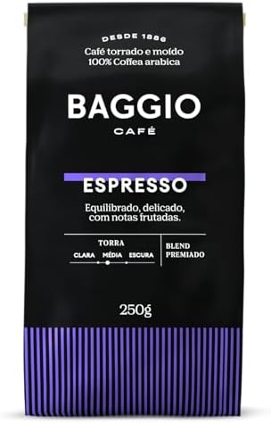 Baggio Café Café Torrado e Moído Espresso 250g