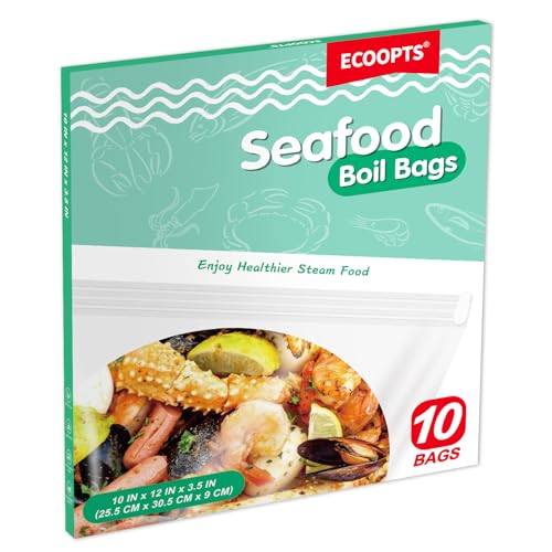 Facile da usare: basta mettere cibo e condimento nei sacchetti di frutti di mare ed espandere il fondo per metterli in una pentola piena di acqua bollente in direzione verticale, quindi puoi aspettare di cuocere a vapore per abbastanza tempo e goderti facilmente cibo delizioso.