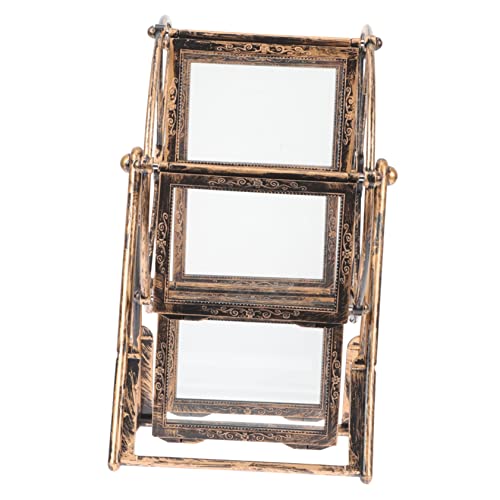 VINTORKY Ruota Panoramica Girevole Personalizzata Cornice per Foto Vintage da Tavolo Cornice per Foto di Famiglia da Scrivania