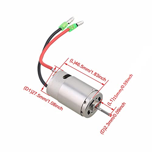 RC Motor, 390 Brushed Motor High Torque Electric Brushed Motor for 1/16 1/18 Remote Control Cars