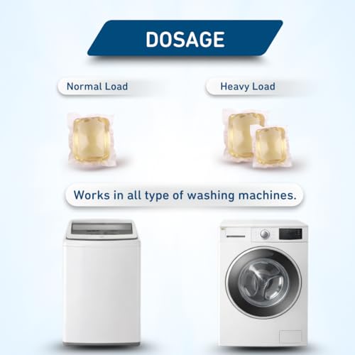 Image of Hapiso Laundry Pods Fragrance Free Liquid Detergent | 5-in-1 Pods, Detergent Pods for Washing Machine | Front & Top Load | Tough on Stains & Odour | 30 Eco-Friendly Washing Pods