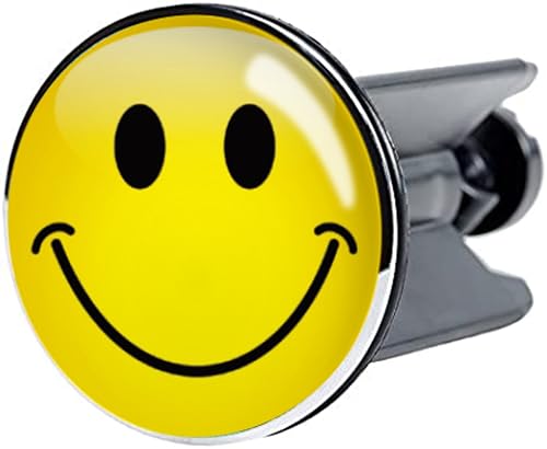 Dusbad Waschbeckenstöpsel Universal 40mm Motiv für alle Waschbecken, Waschbeckenstöpsel Motiv:Smiley