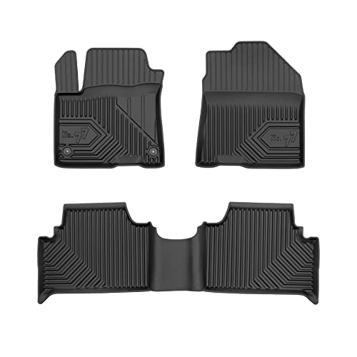 Alfombrillas de goma FROGUM No. 77 para viajes familiares y campo en Hyundai Kona 2017