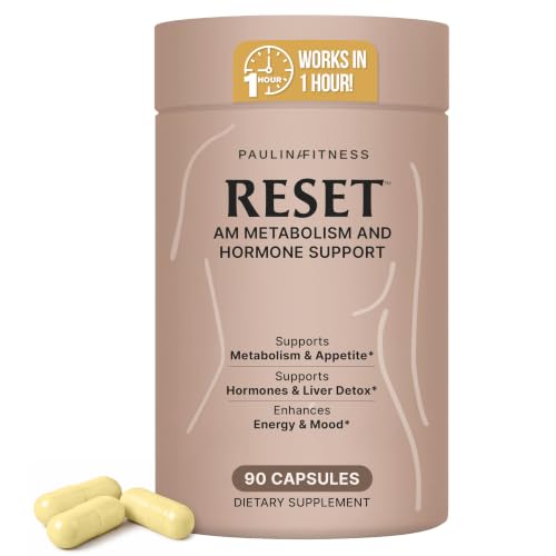 Paulina FITNESS Reset AM Metabolism and Hormone Support Supplement |