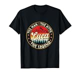 Luca The Man The Myth The Legend Personalized Name T-Shirt