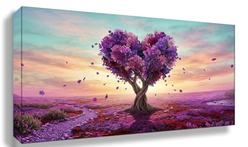 Peinture diamant adulte arbre 5D amour : broderie diamant grand format 60x120cm avec strass brillants