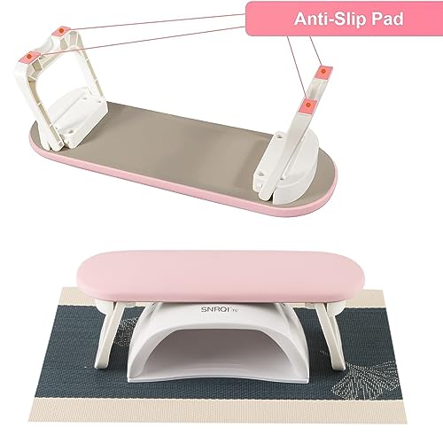 AMOYUN podkładka pod rękę do manicure, podkładka pod paznokcie, podkładka pod nadgarstek, wodoszczelna, antypoślizgowa, do manicure, podłokietnika, do studia paznokci, poduszka do manicure, podkładka