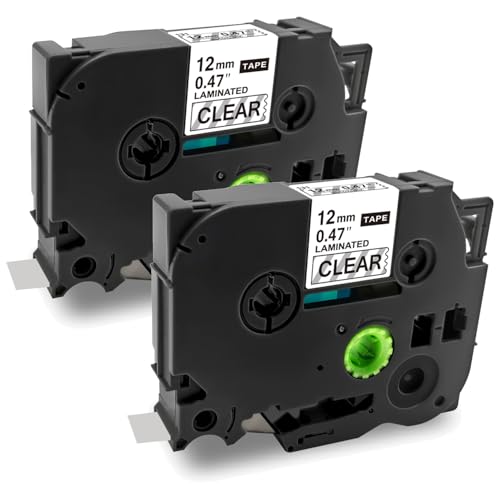 HeeMee Tze�e�[�v �݊��i �u���U�[�p 12mm���yTze-131�E�����n�������E2�Z�b�g�z8m�� �s�[�^�b�`�e�[�v P-touch ���~�l�[�g�e�[�v �h�� ���S�� �����O�V�[�� �����p�i�iTze-131�E2�j