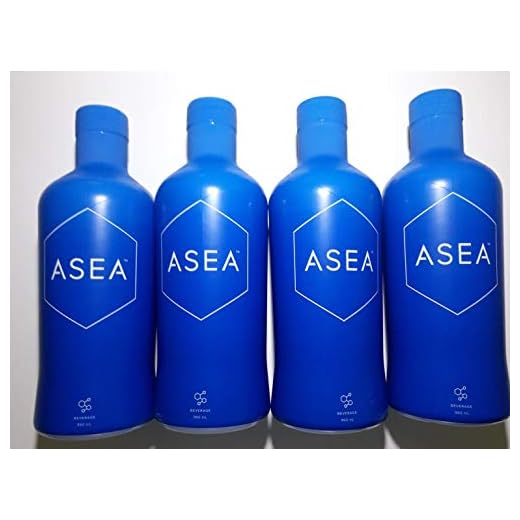 Asea Redox Suplemento De Señalización Celular, 4 X 1 L