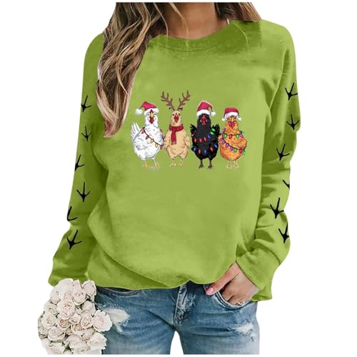 Sweat Femme Pull Coton Contre le Froid Pull Confortable Hiver A25 - 2