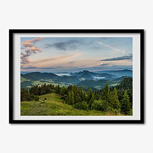 Cadre MDF Photo 70x50 cm Tulup Panorama Du Pieniny Décoration