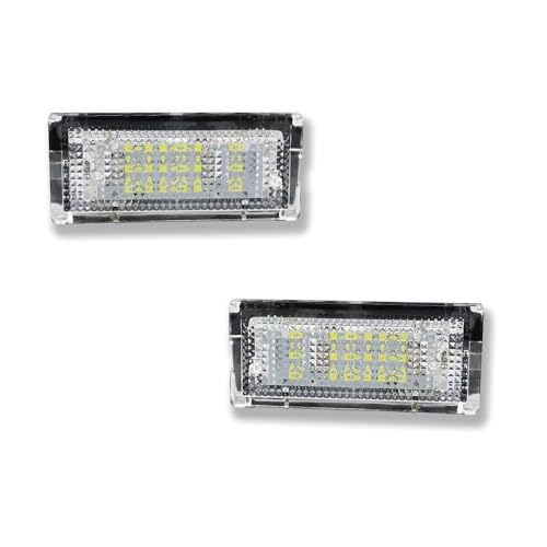 fastgallop 2X Full License Plate Light Kit Etc Rear Left Right for M3 98 for 318i 98 for 320i 01-05 for 323i 98-01 for 325i 01-05 for 325xi 01-05 for 328i 98-00 for 330i 01-05 for 330xi 01-05 12V