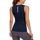 spocyclife Maillot de Ciclismo para Mujer Sin Mangas Transpirable Camiseta de Ciclismo para Mujer, Camiseta de Ciclismo de Montaña, Camiseta Deportiva con 3 Bolsillos, Negro, M