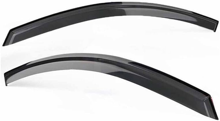 Miniatura 2 de Deflector de ventana compatible con Ni.ssan Altima Coupe 2008-2013, viseras de ventana de 2 puertas, protectores de lluvia, juego de 2 piezas, color