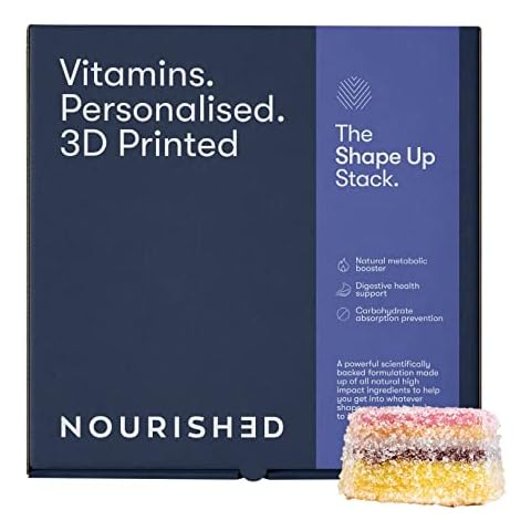 Nourished Shape Up Super Nutrient Vitamin Gummies - Apple Cider Vinegar, Probiotics Gummy Vitamins , Weightloss and Diet Supplement , Sugar-Free & Vegan , 28 Gummies Multivitamins Cover
