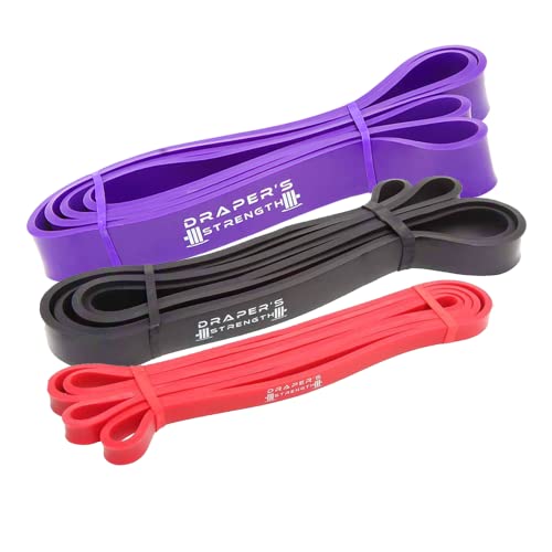DRAPER'S STRENGTH Fabric Loop Bands 3-Pack