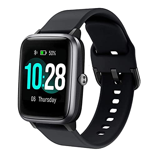 SUGARJAR Strap For ID205L,19mm Silicone Band for Veryfitpro,LETSCOM,Yamay fitness,Letsfit,LIFEBEE,GRV,Willful,Popglory,Blackview,TEMINICE,ID205S ID205G ID215G ID216 SW020 SW023 WF021 WF025 Uwatch3