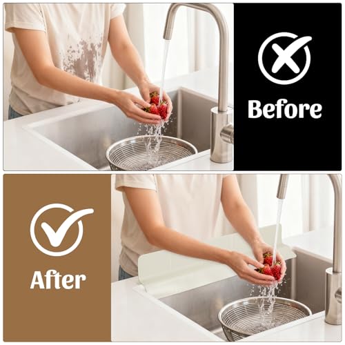 30% Off Silicone Sink Splash Guard with Strong Suction - Image 3