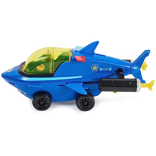 Paw Patrol 6066415 Aqua Pups, Chase Transforming Shark Vehicle With Collectible Action Figure, Kids Toys thumb #6