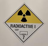 Panneau de sécurité « Dangerous Substances » Radioactive 1 – Autocollant 100 mm x 100 mm
