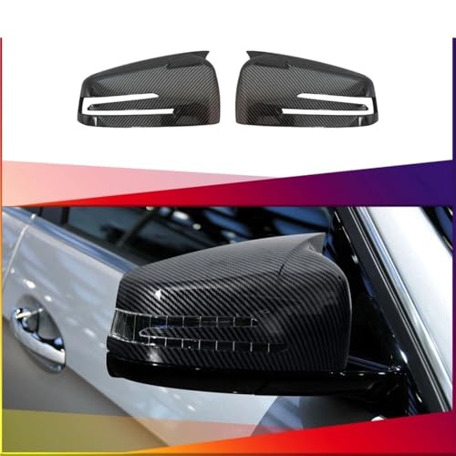 Cubierta de espejo retrovisor carbono para Mercedes W176 W246 CLA C177 y GLA 2
