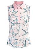 Golf Polo Shirts for Women Sleeveless Moisture Wicking Golf Apparel Plus Size Sun Protection Golf...